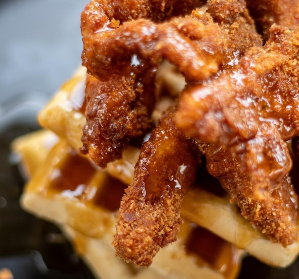 Chicken and waffles