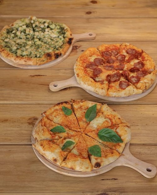 Crust & Cone pizzas