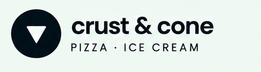 Crust & Cone — Pizza · Ice Cream