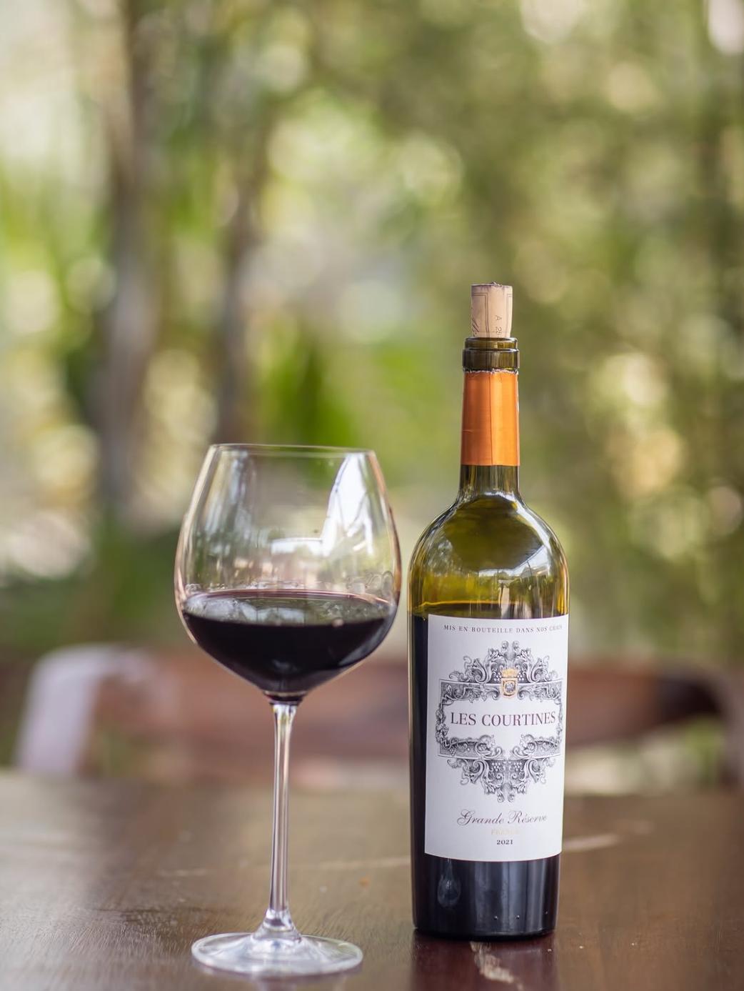 Wine outdoors